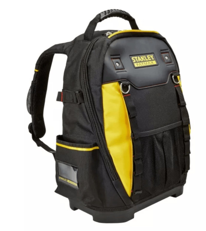 Czarno-żółty plecak dla elektryka firmy stanley